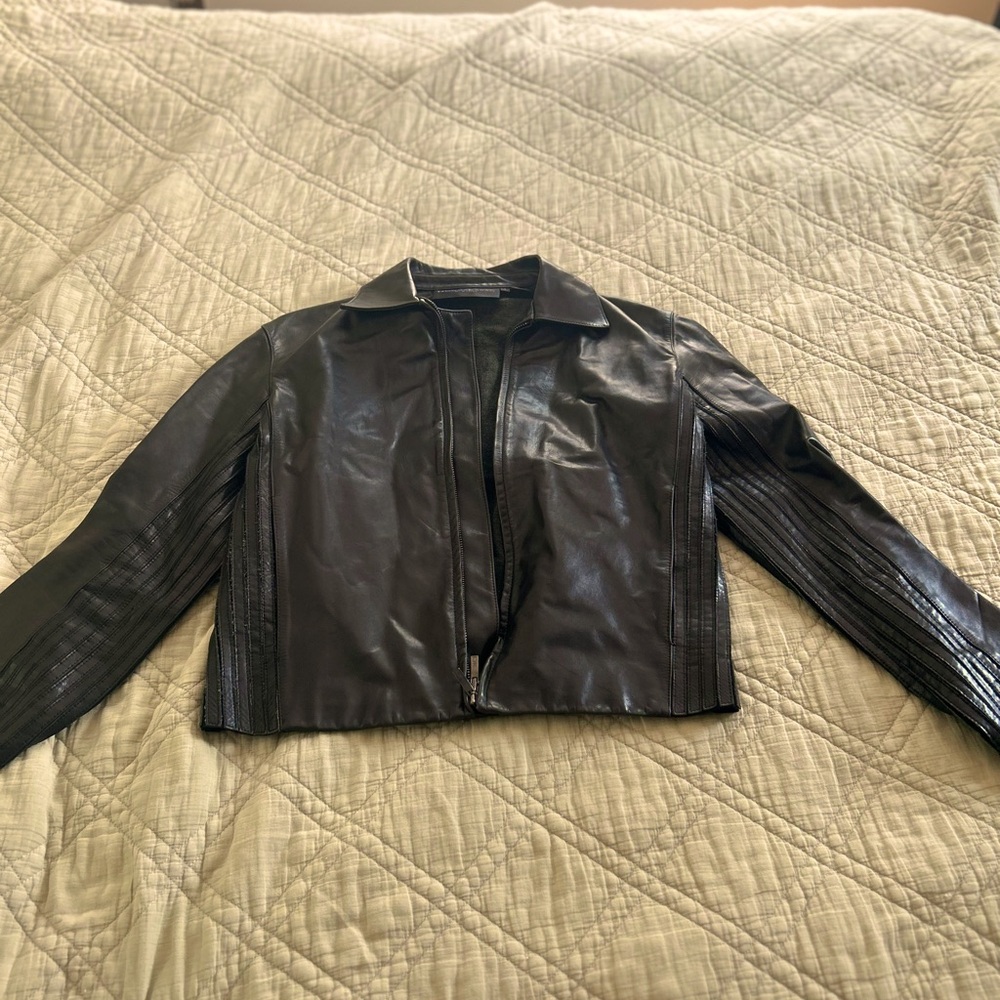 Vintage Donna Karan leather jacket
